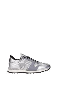 推荐Sneakers Fabric Gray Silver商品