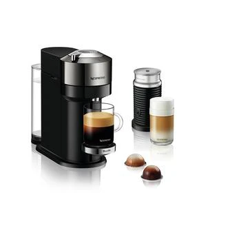 Nespresso | Vertuo Next Deluxe Coffee and Espresso Machine by Breville, Dark Chrome with Aeroccino Milk Frother,商家Macy's,价格¥1933