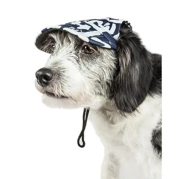 Pet Life | 'Bone Cappa' Graffiti Sculptured UV Protectant Adjustable Dog Hat Cap,商家Macy's,价格¥83