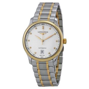 longines master, [二手商品] Longines | Pre-owned Longines Master Diamond Silver Dial Mens Watch L2.628.5.77.7商品图片 7.9折