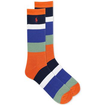 推荐Men's Athletic Multi Stripe Crew Socks商品