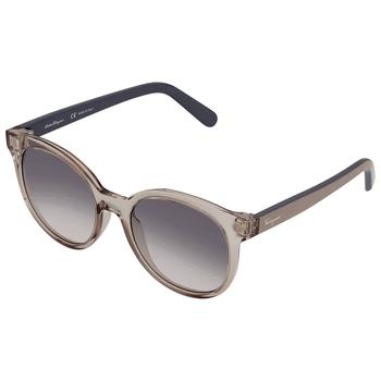 更多菲拉格慕墨镜, Salvatore Ferragamo | Grey Gradient Round Sunglasses SF833S 290 53商品图片 3.1折
