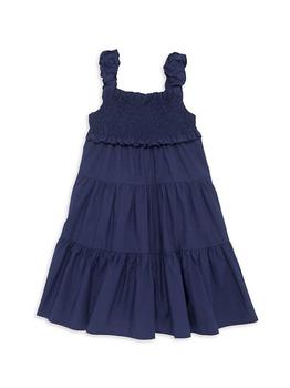 Sea | Little Girl's & Girl's Sloane Poplin Smocked Dress商品图片,5折