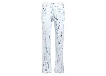 Just Cavalli | Just Cavalli Painterly Print Washed Straight-Leg Jeans商品图片,4.8折