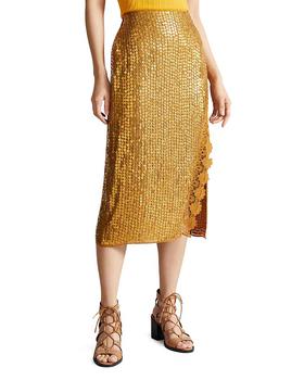 product Signora Sequined Column Slip Skirt image