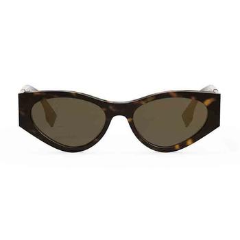 芬迪墨镜怎么选, Fendi | Fendi Eyewear Cat Eye Frame Sunglasses商品图片 8.3折