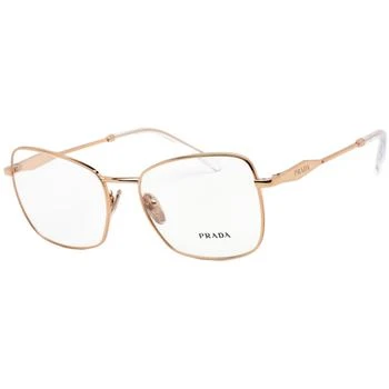 Prada | Prada Women's Eyeglasses - Pink Gold Cat Eye Metal Frame, 56 mm | 0PR 53ZV SVF1O1 3.8折×额外9折x额外9.5折, 独家减免邮费, 额外九折, 额外九五折