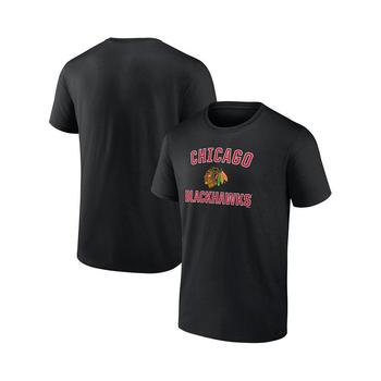Fanatics | Men's Branded Black Chicago Blackhawks Special Edition 2.0 Wordmark T-shirt商品图片,