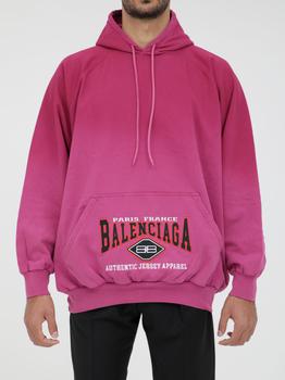 巴黎世家卫衣价格, Balenciaga | Fuchsia hoodie with logo商品图片 5.4折