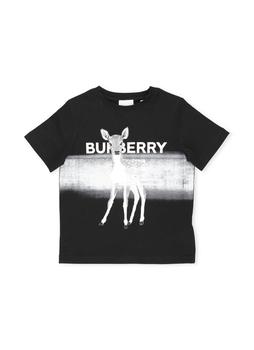 burberry t恤, Burberry | Burberry Kids Logo Print Crewneck T-Shirt商品图片 5.7折, 满2件减$5, 满减