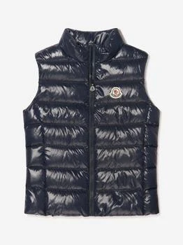 Moncler | Moncler Enfant Girls Down Padded Ghany Gilet in Navy,商家Childsplay Clothing,价格¥2790