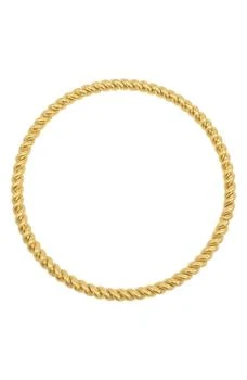 推荐14K Gold Plate Rope Bangle Bracelet商品
