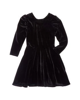 Chaser | Chaser Stretch Velvet Bow Detail Puff Sleeve Dress,商家Premium Outlets,价格¥213