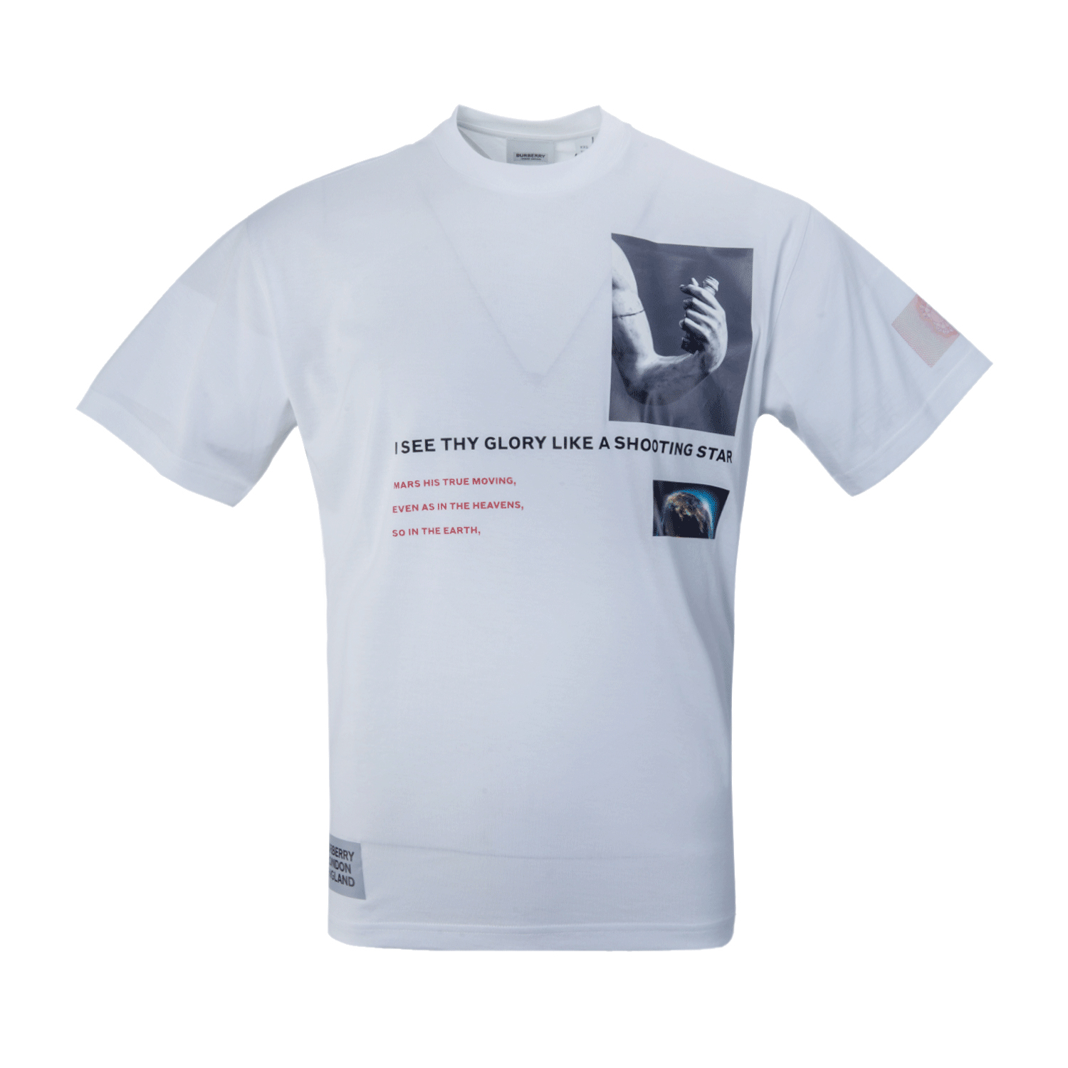 时尚burberry t恤男装, Burberry | BURBERRY 白色男士T恤 8024733商品图片 独家减免邮费