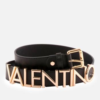 Valentino by Mario Valentino Women's Bessy Logo Leather Belt