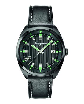 菲拉格慕手表, Salvatore Ferragamo | Ferragamo Evolution Leather Watch商品图片 3.9折, 独家减免邮费