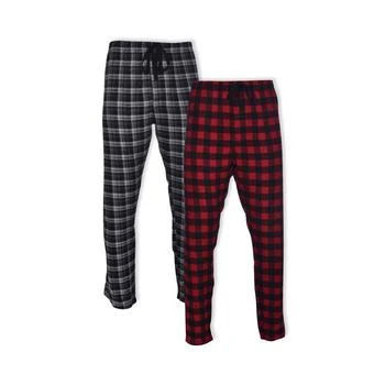 Hanes Men's Big and Tall Flannel Sleep Pant, 2 Pack