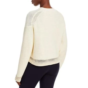 Theory | Womens Linen Open Stitch Cardigan Sweater 2.3折