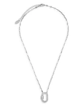 推荐Pavé Carabiner Lock Pendant Necklace, 16"商品