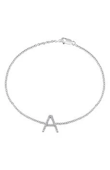 Effy | Sterling Silver Diamond Initial Bracelet - 0.15 ctw,商家Nordstrom Rack,价格¥750