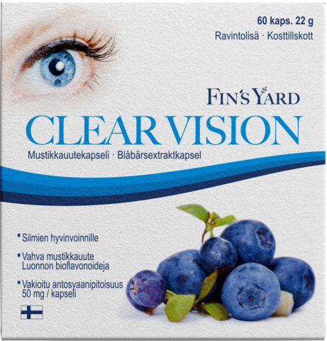 商品Fin's Yard | 【国内直发&包邮】芬兰 芬诗妍 野生蓝莓精华素 | Fin's Yard Clear Vision | 纯芬兰蓝莓提取花青素/缓解眼部疲劳干涩/抗氧化 ,商家Nordic Choice,价格¥356图片