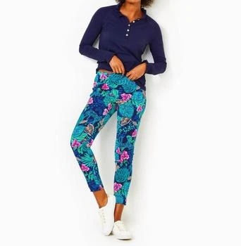 Lilly Pulitzer | Corso Pant Upf 50+ In Low Tide Navy Life Of The Party Golf,商家Premium Outlets,价格¥723