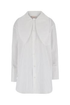 Marni | Marni Oversized Collar Striped Shirt商品图片,5.7折起