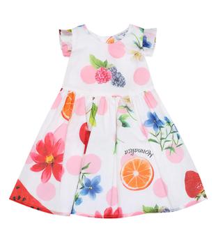 MONNALISA | Baby printed cotton dress商品图片,6.9折