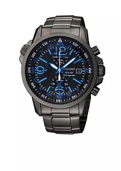 精工机械表真假, Seiko | Men's 100 Meter Solar Adventure Chronograph商品图片 4.9折