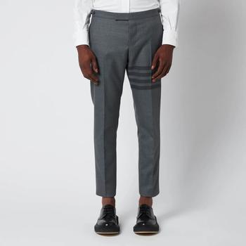 thom browne代购, Thom Browne | Thom Browne Men's Low Rise Skinny Side Tab Trousers - Medium Grey商品图片 4折