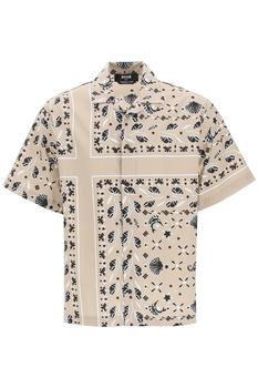 推荐Msgm bandana print shirt商品