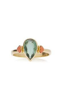 商品Dany Chady | Dany Chady - 18K Yellow Gold Multi-Stone Ring - Green - US 7 - Moda Operandi - Gifts For Her,商家Moda Operandi,价格¥14454图片