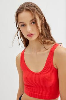 商品Out From Under | Out From Under 无缝罗纹短款背心,商家Urban Outfitters,价格¥71图片