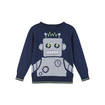 商品Toddler/Child Boys Robot Graphic Sweater图片