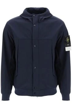 Stone Island | light soft shell-r hooded jacket,商家Coltorti Boutique,价格¥2576