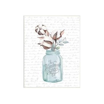 Stupell Industries | Handmade Soap Jar Cotton Flower Bathroom Word Design Wall Plaque Art, 10" x 15",商家Macy's,价格¥375