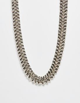 Reclaimed Vintage | Reclaimed Vintage unisex ultimate chunky chain necklace in silver商品图片,7.9折×额外9.5折, 额外九五折