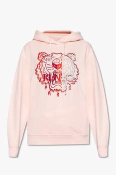 Kenzo | Kenzo Tiger Embroidered Drawstring Hoodie商品图片,8.6折