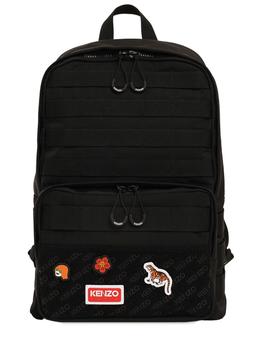 推荐Logo Patch Nylon Canvas Backpack商品