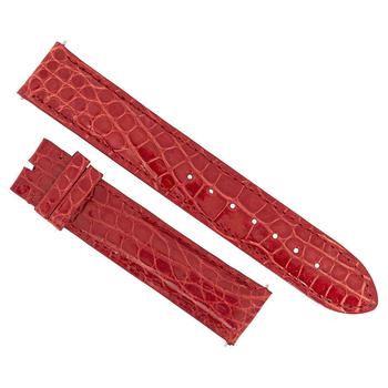 商品Hadley Roma | Hadley Roma 19MM Red Alligator Leather Strap,商家Jomashop,价格¥359图片