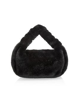 Alexander Wang | Small Scrunchie Faux Fur Top Handle Bag商品图片,