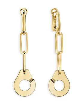 Dinh Van | Dihn Van 18K Yellow Gold Menottes Link Drop Earrings,商家Bloomingdale's,价格¥31578