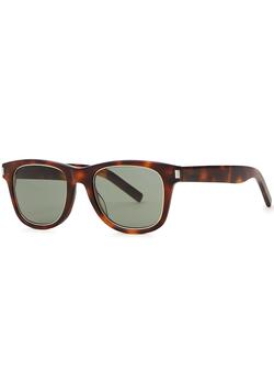 推荐SL51 tortoiseshell wayfarer-style sunglasses商品