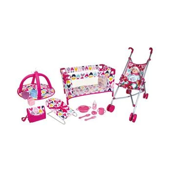 Redbox | Lissi Dolls Baby Doll Complete Nursery Play Set, 15 Piece,商家Macy's,价格¥337