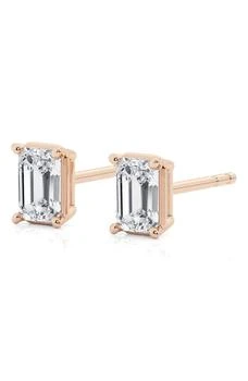 Badgley Mischka | Emerald Cut Lab Created Diamond Stud Earrings - 1.0ctw,商家Nordstrom Rack,价格¥4214