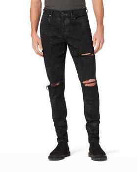 Hudson | Men's Zack Destroyed Skinny Jeans商品图片,满$150减$30, 满减