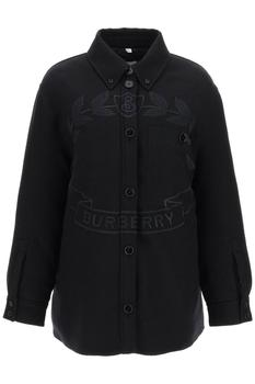 推荐Burberry Crest Embroidered Layered Jacket商品