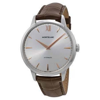 万宝龙手表推荐, MontBlanc | Montblanc Meisterstuck Heritage Automatic Silver Dial Mens Watch 110695商品图片 4.1折