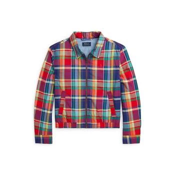 Ralph Lauren | Big Girls Cotton Madras Jacket,商家Macy's,价格¥642