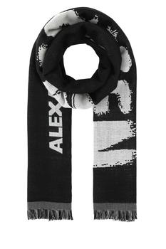 Alexander McQueen | Alexander McQueen Oversized Graffiti Logo Scarf商品图片,7.6折